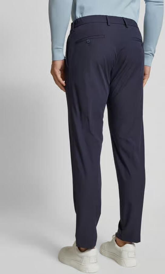 ROY ROBSON slim fit chino met plooien in de tailleband - Foto 3