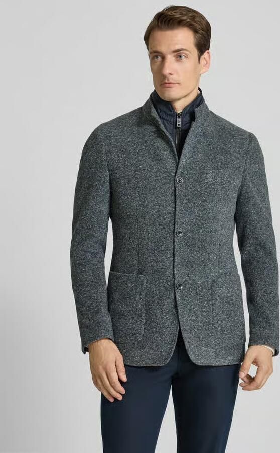 Roy Robson Slim fit colbert met opstaande kraag en borstzak - Foto 2