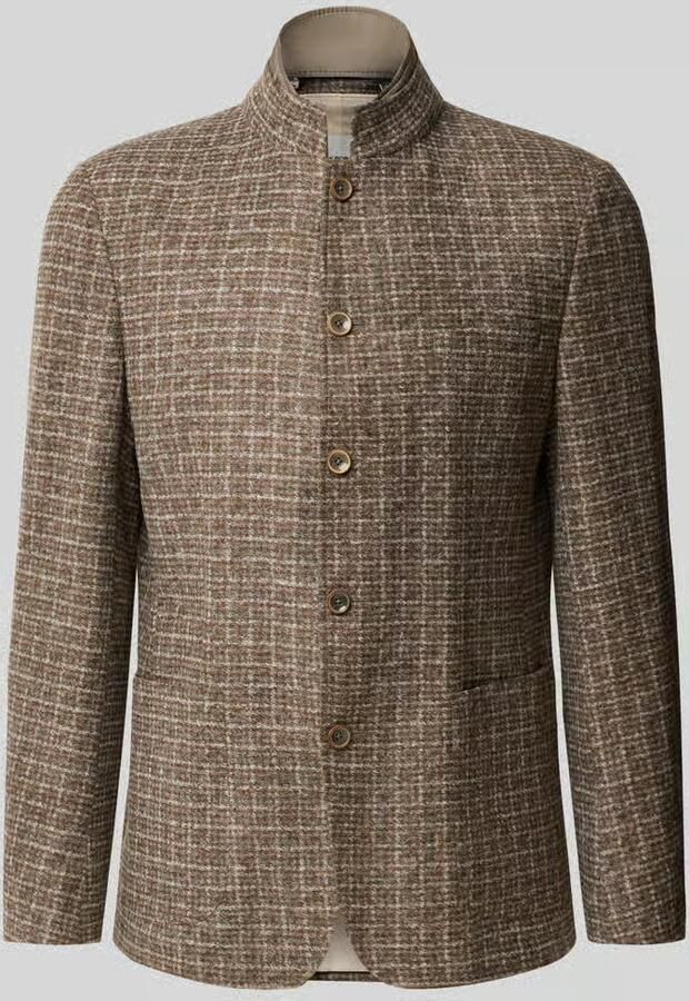 ROY ROBSON Slim fit colbert met opstaande kraag