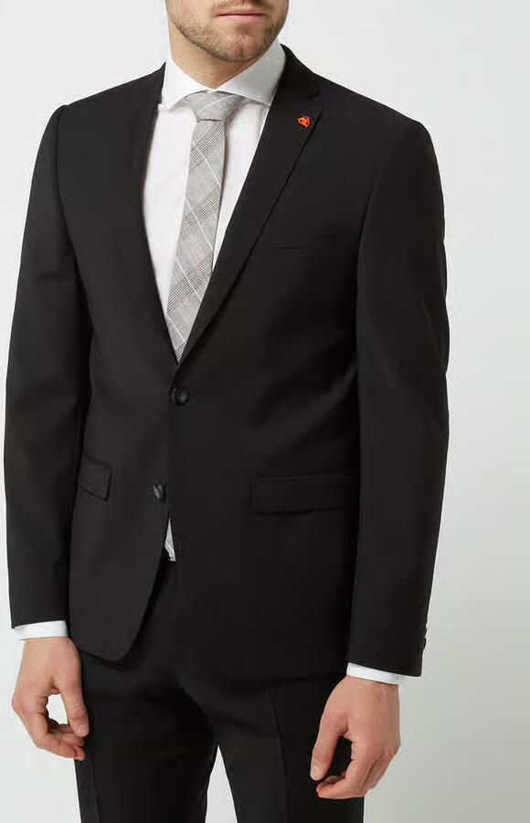 ROY ROBSON Slim fit colbert met reverskraag - Foto 2