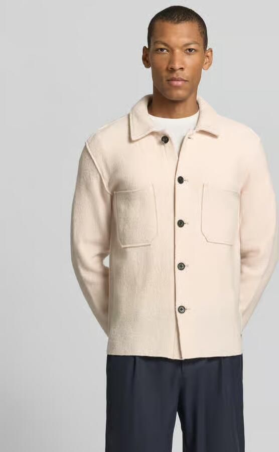 ROY ROBSON Slim fit hemdoverhemd met kentkraag en borstzakken - Foto 2