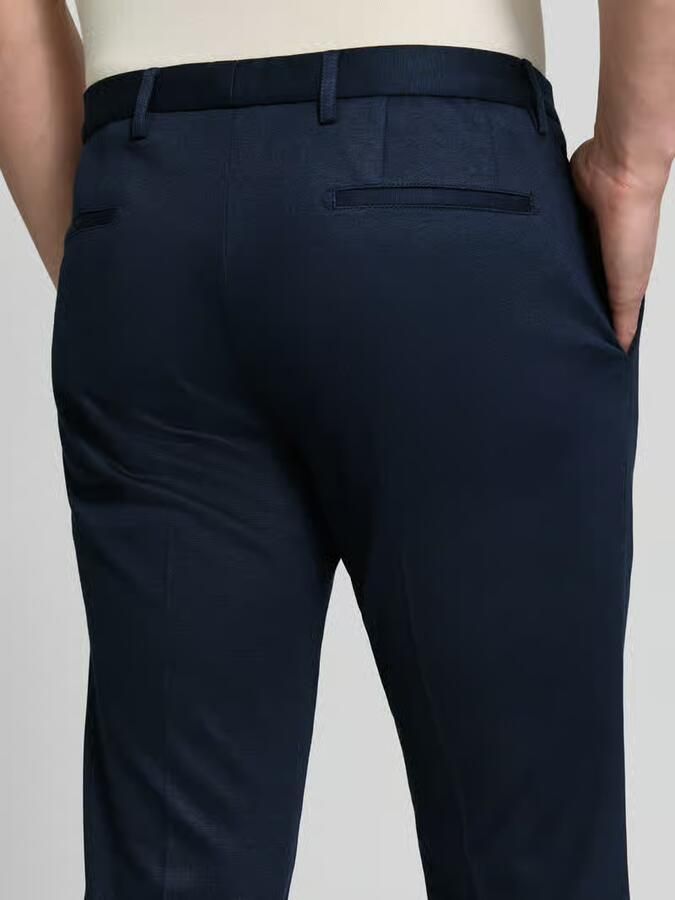 ROY ROBSON slim fit jersey stoffen broek van viscosemix