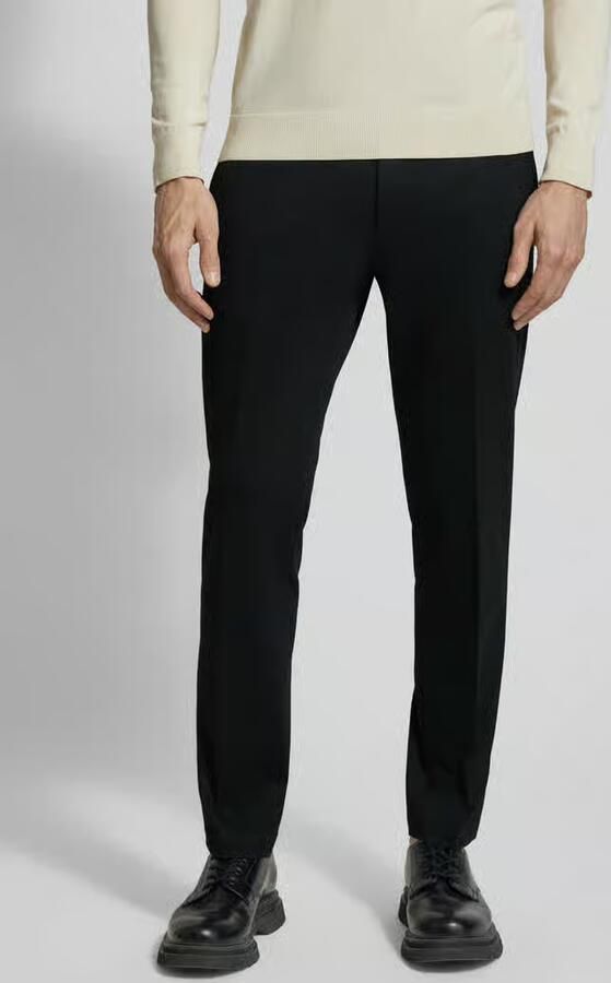 ROY ROBSON slim fit jersey stoffen broek van viscosemix - Foto 3