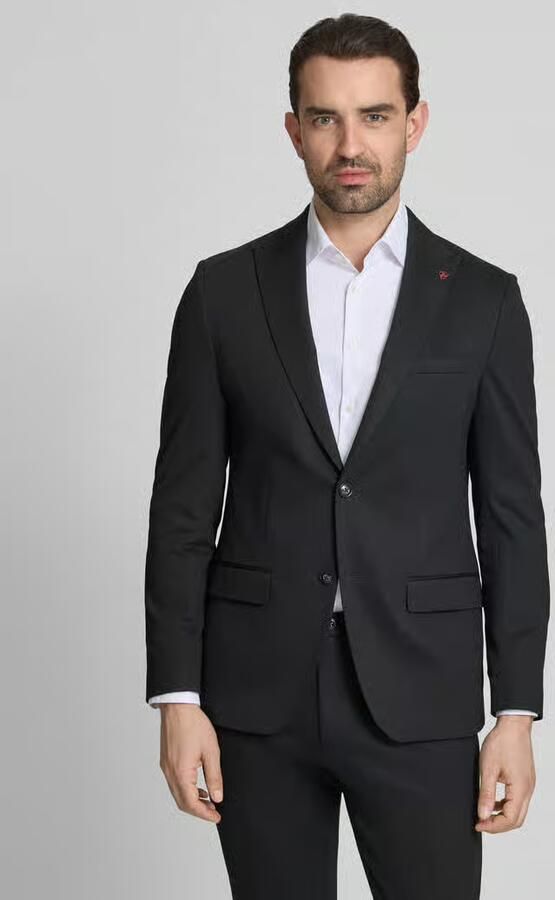 ROY ROBSON slim fit pak in effen design - Foto 3