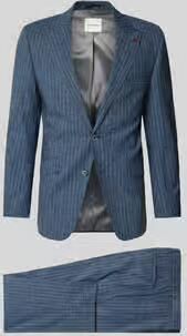ROY ROBSON slim fit pak met 2-knoops colbert