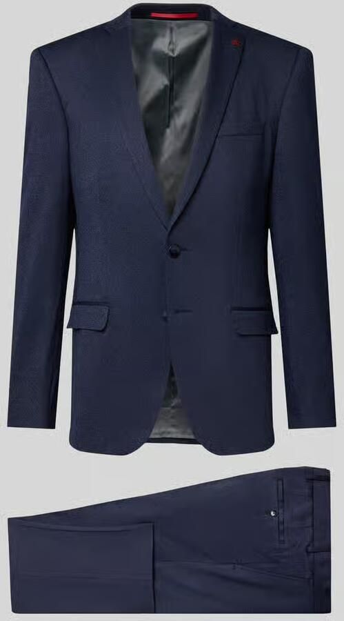 Roy Robson Slim fit pak met 2-knoopscolbert
