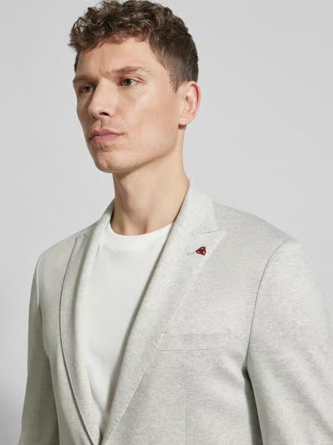 ROY ROBSON slim fit pak met stijgende revers
