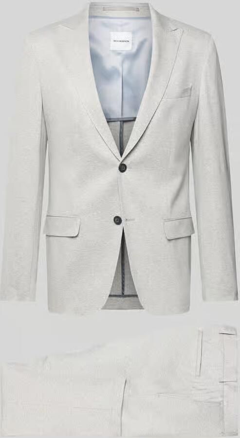 ROY ROBSON slim fit pak met stijgende revers - Foto 2