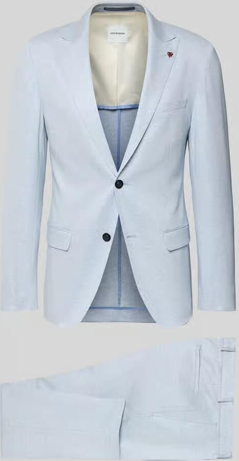 ROY ROBSON slim fit pak met stijgende revers - Foto 2