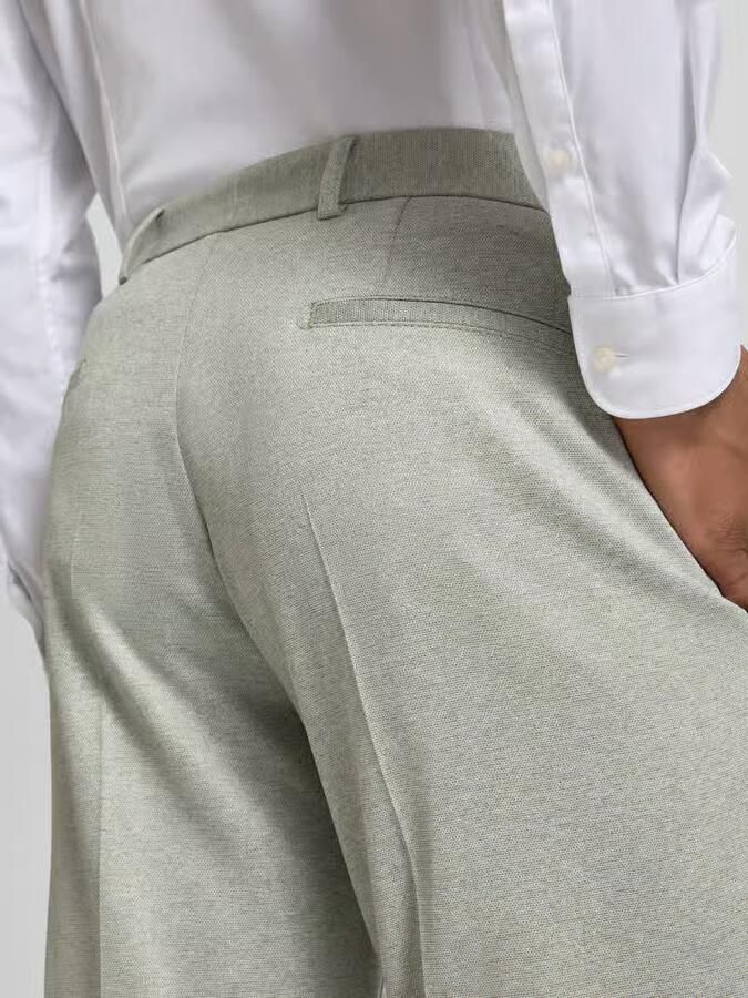ROY ROBSON slim fit pak met stijgende revers