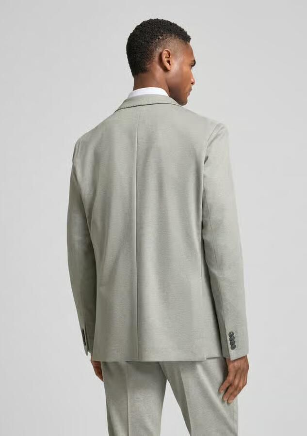 ROY ROBSON slim fit pak met stijgende revers