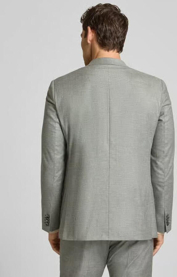 ROY ROBSON slim fit pak van scheerwolmix met 2-knoops colbert