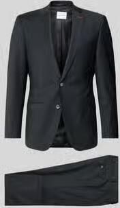 ROY ROBSON slim fit pak van wolmix in effen design