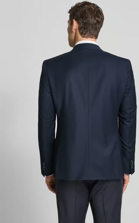 ROY ROBSON slim fit pak van wolmix in effen design