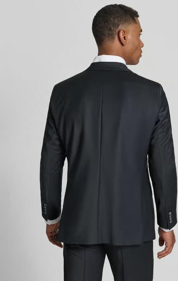 ROY ROBSON slim fit pak van wolmix in effen design - Foto 2