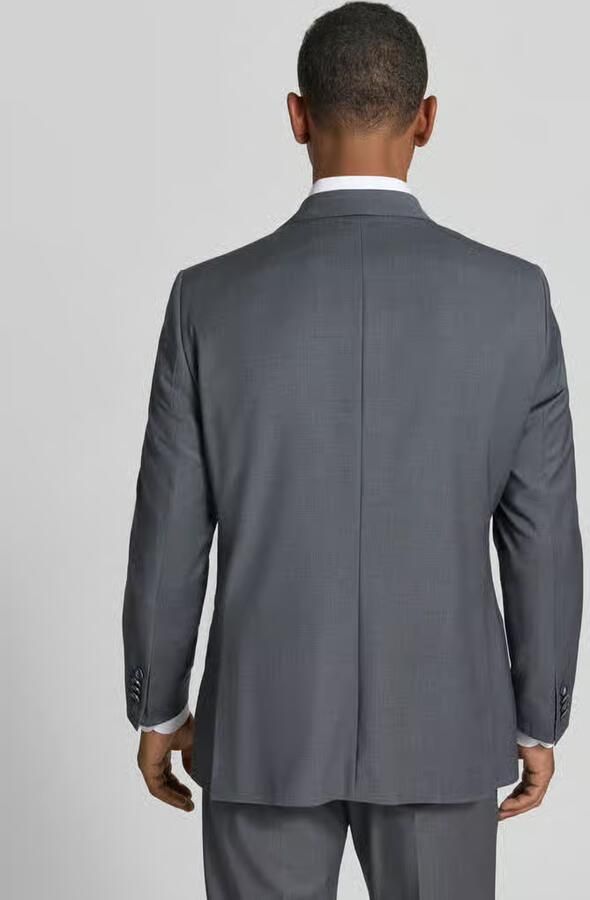 ROY ROBSON slim fit pak van wolmix in effen design