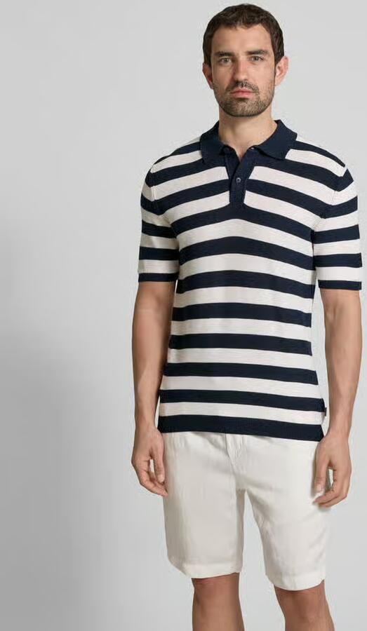 ROY ROBSON Slim fit poloshirt met labeldetail - Foto 2