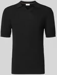 ROY ROBSON slim fit poloshirt met viscose