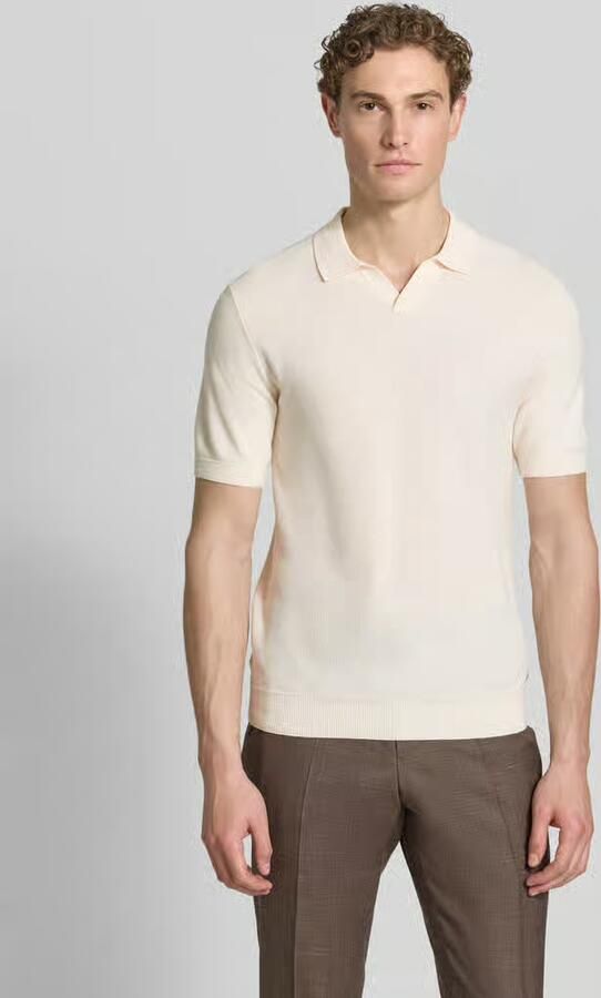 ROY ROBSON slim fit poloshirt met viscose - Foto 4