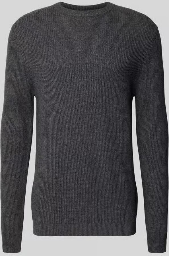 ROY ROBSON Slim fit pullover van scheerwolmix