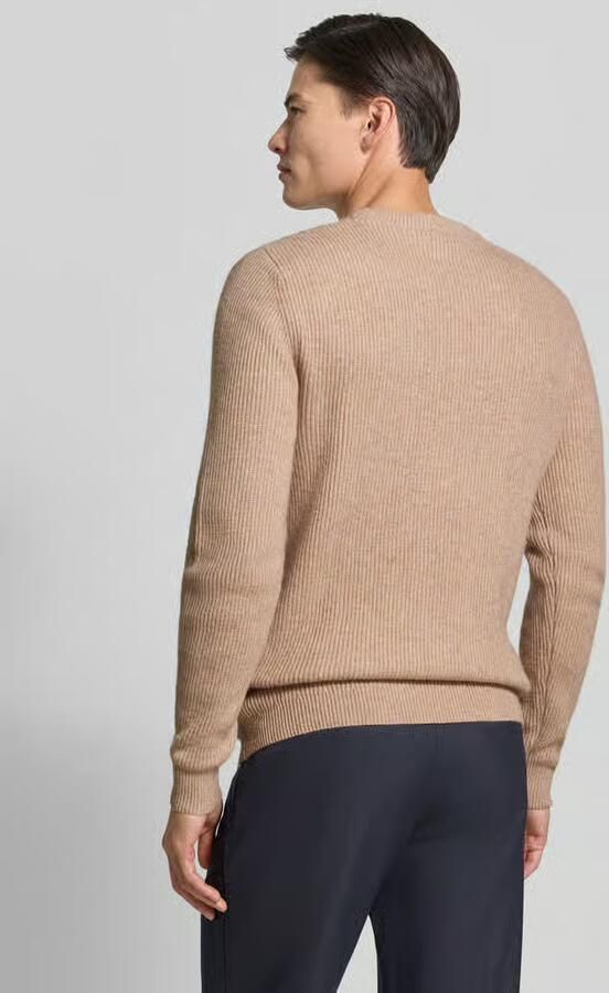 ROY ROBSON Slim fit pullover van scheerwolmix - Foto 3