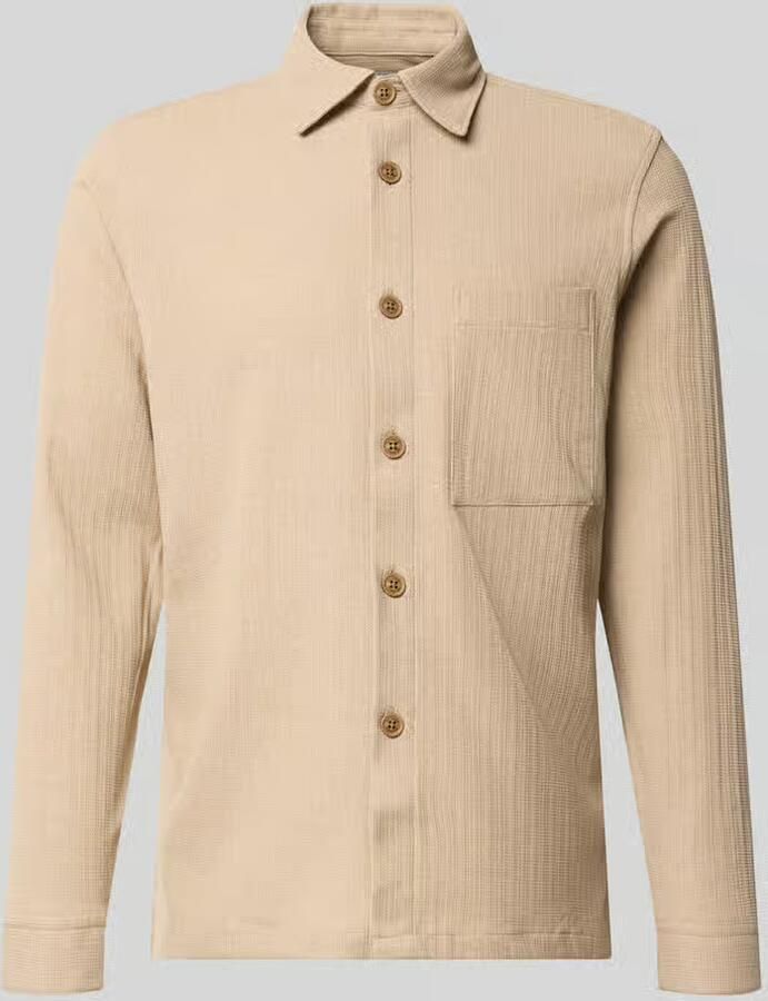 ROY ROBSON slim fit vrijetijdsoverhemd met borstzak - Foto 2