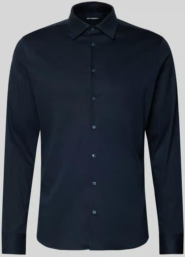 ROY ROBSON slim fit zakelijk hemd met kentkraag - Foto 2