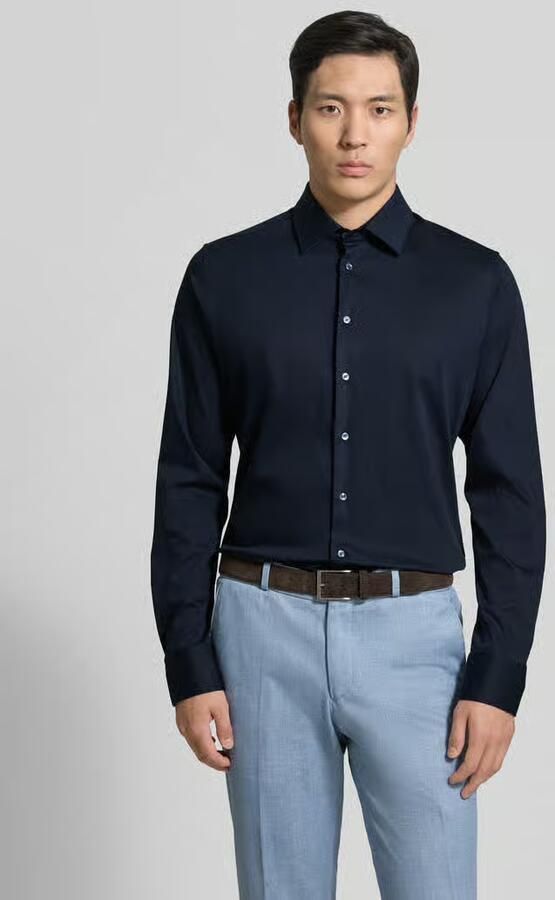 ROY ROBSON slim fit zakelijk hemd met kentkraag - Foto 3