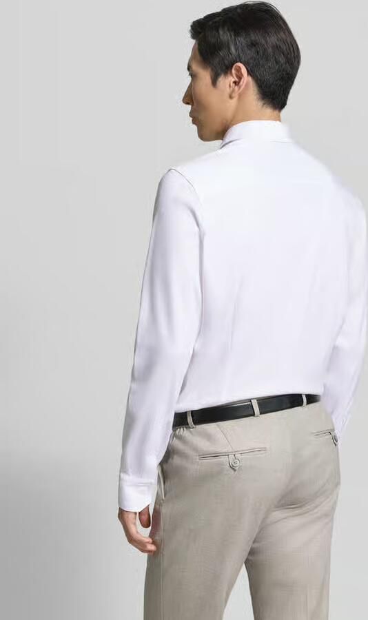 ROY ROBSON slim fit zakelijk hemd met kentkraag