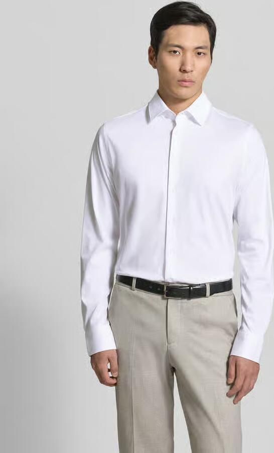 ROY ROBSON slim fit zakelijk hemd met kentkraag - Foto 4