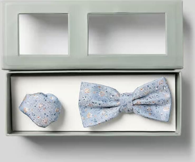 ROY ROBSON Strik en pochet met all-over bloemenmotief stitching - Foto 2