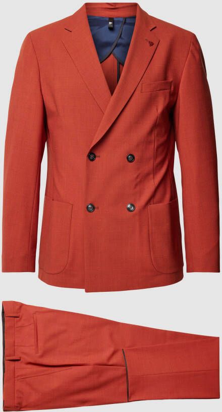 Roy Robson Slim fit pak met structuurmotief