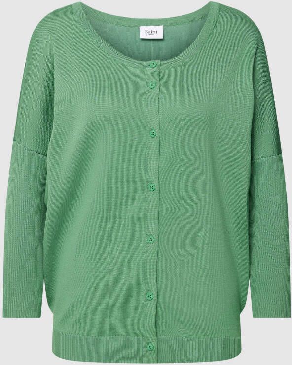 Saint Tropez Cardigan met extra brede schouders model 'Mila'
