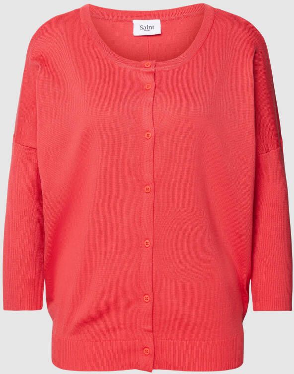 Saint Tropez Cardigan met extra brede schouders model 'Mila'
