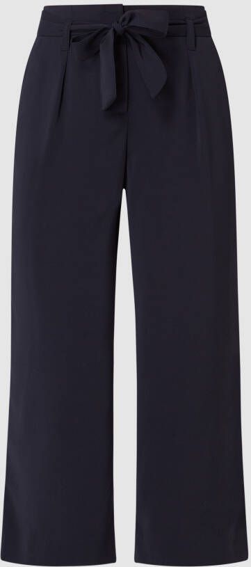 Saint Tropez Stoffen broek met stoffen riem model 'Andrea'