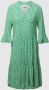 Saint Tropez Knielange jurk met all-over motief model 'EDDA' - Thumbnail 2