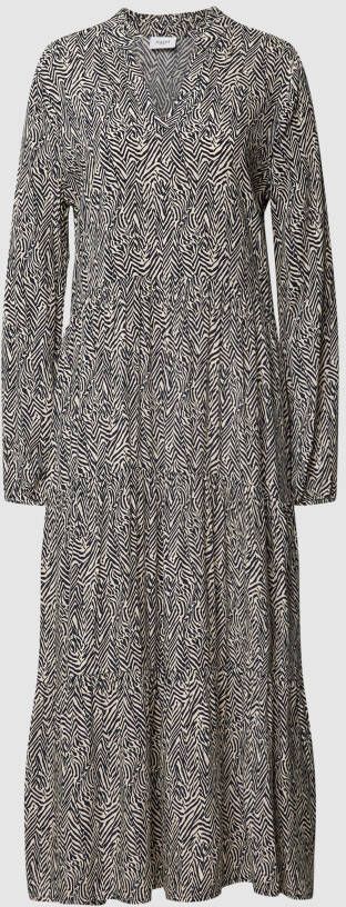 Saint Tropez Midi-jurk met all-over bloemenmotief model 'Maxi'