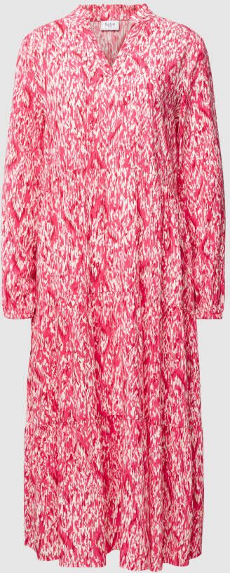 Saint Tropez Midi-jurk met all-over motief