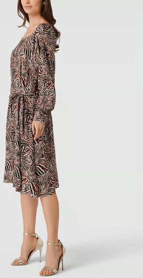 Saint Tropez Midi-jurk met boothals model 'Tessa' - Foto 3