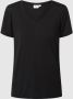 Saint Tropez Adeliasz V-N T-Shirt Zwart Black Dames - Thumbnail 1