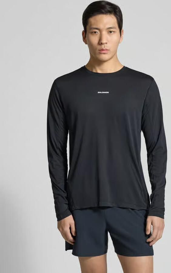Salomon Functioneel shirt met logo en ronde hals - Foto 4