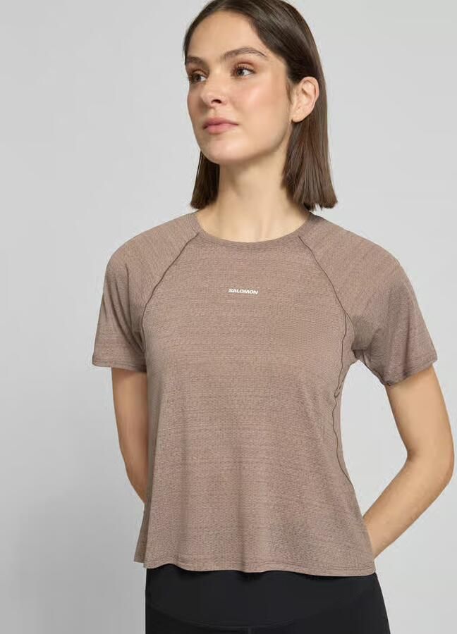 Salomon Kort fit T-shirt met logoprint
