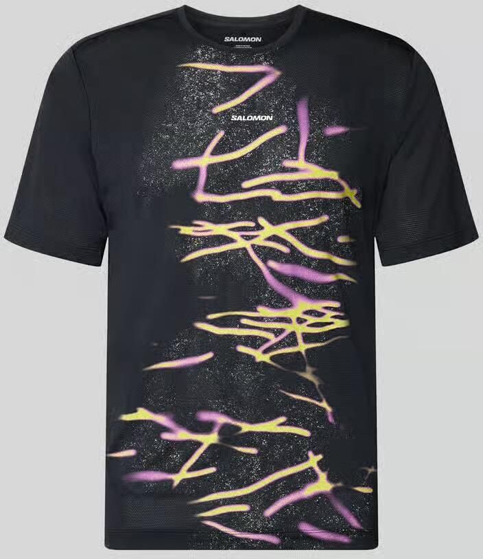 Salomon T-shirt met logo- en motiefprint model 'Kout' - Foto 2