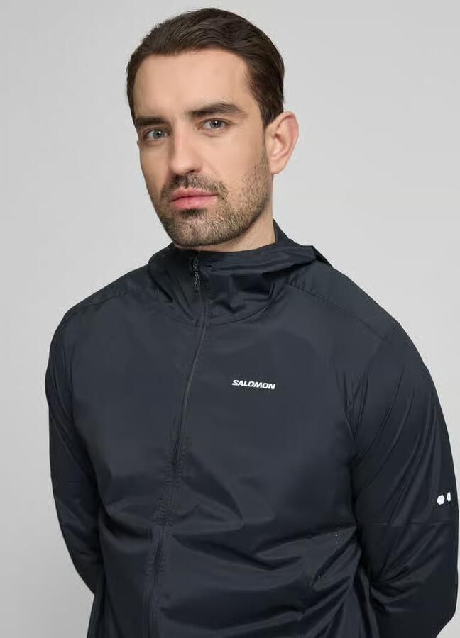 Salomon Windbreaker met capuchon en logo