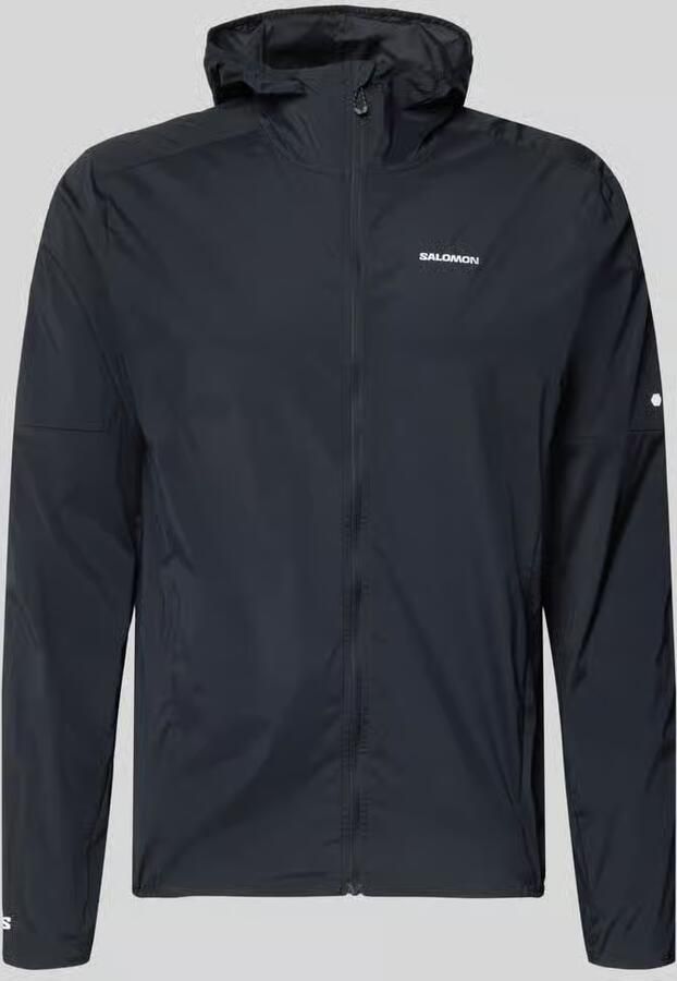 Salomon Windbreaker met capuchon en logo - Foto 2