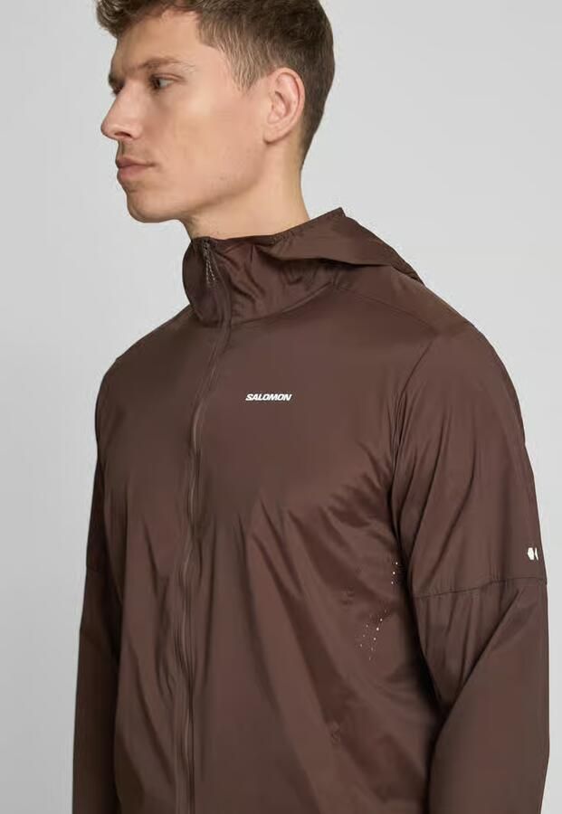 Salomon Windbreaker met capuchon en logo Model 'SENSE AERO'