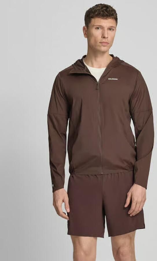 Salomon Windbreaker met capuchon en logo Model 'SENSE AERO' - Foto 2
