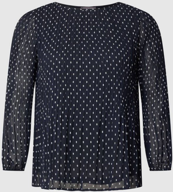 Samoon PLUS SIZE blouse met all-over motief