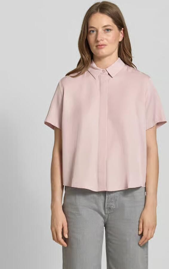 Samsøe Blouse van lyocell met blinde knoopsluiting model 'MINA' - Foto 2