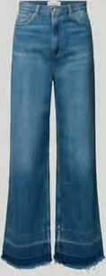 Samsøe Flared cut jeans met franjes model 'REBECCA'